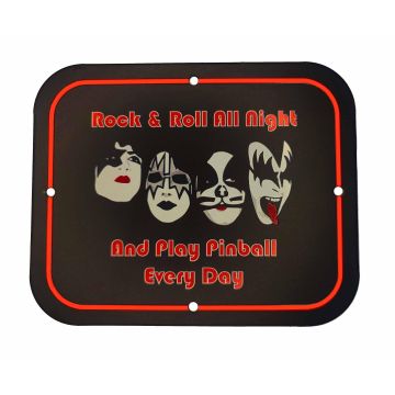 Metal Game Room Sign - KISS & Play Pinball